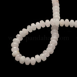 Rondelle Natural Rose Quartz Bead Strands&nbsp;G-Q446-21