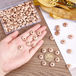 120Pcs Beech Wood Beads&nbsp;WOOD-PH0009-46B
