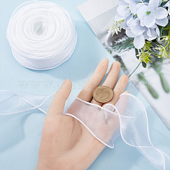 2 Rolls Polyester Chiffon Ribbon&nbsp;DIY-CP0010-71