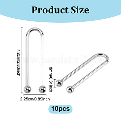 10Pcs Alloy Bikini Clips&nbsp;FIND-NB0006-83P