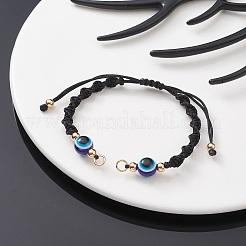 Adjustable Braided Nylon Thread Link Bracelet Making&nbsp;AJEW-JB01157-02