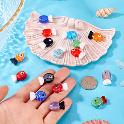 16Pcs 4 Styles Handmade Lampwork Beads&nbsp;LAMP-TA0001-94