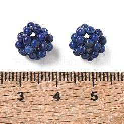 Natural Lapis Lazuli Woven Beads&nbsp;GG-CBA2E9C-C02-02