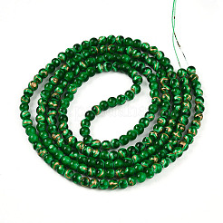 Baking Paint Glass Beads Strands&nbsp;DGLA-N010-4mm-04
