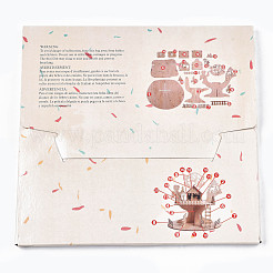 DIY Christmas Style Hand Painting 3D Courtyard Crafts Assembly Kit&nbsp;DIY-N004-01