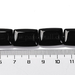 Natural Black Onyx(Dyed & Heated) Beads Strands&nbsp;G-T047-B29-01