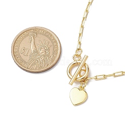 Brass Paperclip Chain Necklaces&nbsp;NJEW-JN04842