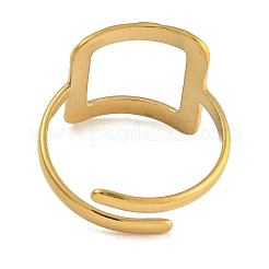 304 Stainless Steel Adjustable Ring for Women&nbsp;RJEW-U014-02G