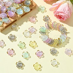 100Pcs Transparent Acrylic Bead Caps&nbsp;TACR-CJ0001-70B