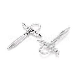 Tibetan Style Alloy Big Pendants&nbsp;TIBE-N016-02AS