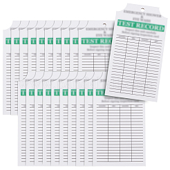 Double Sided Paper Daily Inspection Safety Record Label Tags with Hanging Hole&nbsp;DIY-WH0723-033A