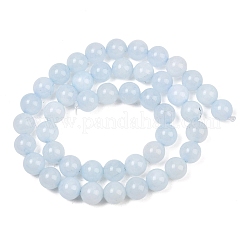 Natural Dyed White Jade Beads Strands&nbsp;GG-CBAEB22-B01-8mm-02