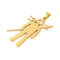 304 Stainless Steel Pendants&nbsp;LS-STAS-Z069-03G