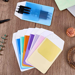 10Pcs 10 Colors Rectangle PVC Pen Bag for Doctor Nurse&nbsp;AJEW-CP0009-33