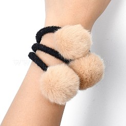 Imitation Wool Girls Hair Accessories&nbsp;OHAR-S190-17F