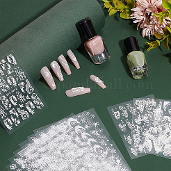 12Pcs 12 Styles PVC Nail Art Stickers&nbsp;MRMJ-PH0002-91