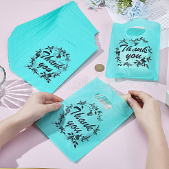 100Pcs Thank You Printed Eco-Friendly Reusable Bags&nbsp;ABAG-SP0001-61A-C