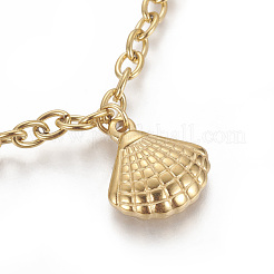 304 Stainless Steel Charm Bracelets&nbsp;BJEW-F383-02G