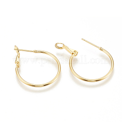 Brass Hoop Earrings&nbsp;Y-KK-S341-84