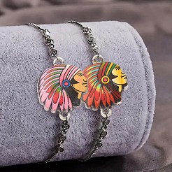 10Pcs 5 Colors Alloy Enamel Connector Charms&nbsp;ENAM-YW0003-73