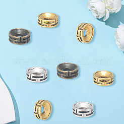 300Pcs 3 Colors Tibetan Style Spacer Beads&nbsp;TIBEB-PA0001-08