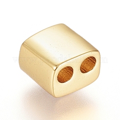 Brass Micro Pave Cubic Zirconia Slide Charms&nbsp;ZIRC-G166-34