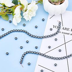 Non-magnetic Synthetic Hematite Beads Strands&nbsp;G-OC0001-46