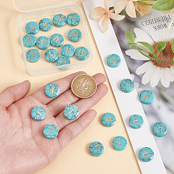 26Pcs 26 Styles Synthetic Turquoise Beads&nbsp;G-PH0002-73