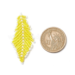 Braided TOHO Japanese Seed Bead Big Pendants&nbsp;PALLOY-MZ00001