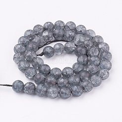 Synthetic Crackle Quartz Bead Strands&nbsp;X-CCG-K002-8mm-08