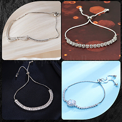 2Pcs 925 Sterling Silver Box Chain with Stop Beads & Loops&nbsp;STER-BBC0006-53