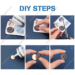 DIY Flat Round Link Making Kit&nbsp;DIY-SC0018-09