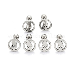 Tarnish Resistant 201 Stainless Steel Cartilage Earrings for Mother's Day&nbsp;EJEW-R147-32