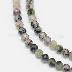 Natural Ruby in Zoisite Bead Strands&nbsp;G-G936-2mm-24