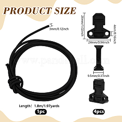 Nylon Pull Tab Accessories&nbsp;FIND-WH0817-191B