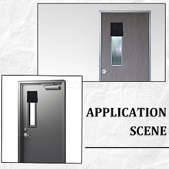 Polyester Door Curtain with Hook and Loop Fastener&nbsp;AJEW-GF0013-73B