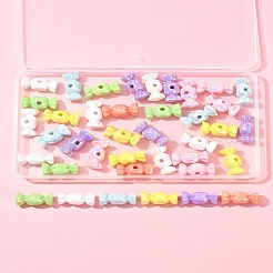 40Pcs UV Plating Opaque Acrylic Beads&nbsp;OACR-FS0002-27