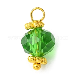 20Pcs 20 Color Glass Charms&nbsp;PALLOY-JF02222