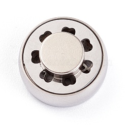 304 Stainless Steel Magnetic Diffuser Locket Aromatherapy Essential Oil Buckle&nbsp;AJEW-M027-07P