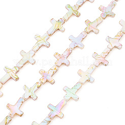 36Pcs 3 Strands Drawbench Style Natural Freshwater Shell Beads Strands&nbsp;BSHE-TA0001-29