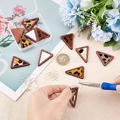 12Pcs 6 Style Eco-Friendly Cowhide Leather Pendants&nbsp;FIND-OC0001-92
