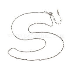Brass Curb Chains Necklaces for Women&nbsp;NJEW-D302-18P