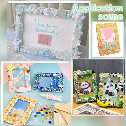 DIY Wooden Photo Frame Stands Material Kits&nbsp;DIY-PH0034-35