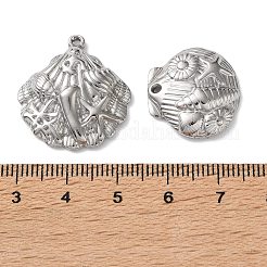 10Pcs 304 Stainless Steel Pendants&nbsp;STAS-P426-03P