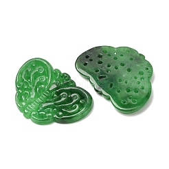Dyed Natural Myanmar Jade Carved Pendants&nbsp;GG-CBABA9C-01