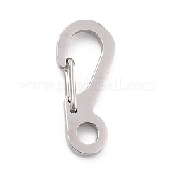 Non-Tarnish 304 Stainless Steel Push Gate Snap Key Clasps&nbsp;STAS-B022-05P