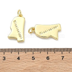 Brass Pendants&nbsp;KK-D229-22U-G