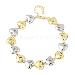 Brass Link Chain Bracelets for Women&nbsp;BJEW-G762-02GP