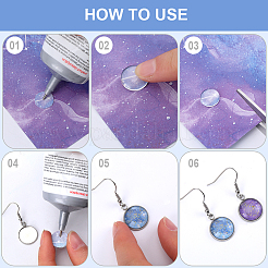 DIY Blank Dome 304 Stainless Steel Dangle Earring Making Kit&nbsp;DIY-SP0001-08C-P