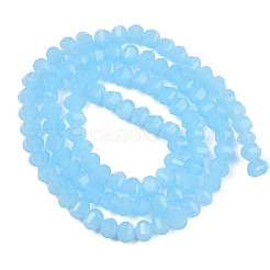 Imitation Jade Glass Beads Strands&nbsp;GLAA-G125-01B-03